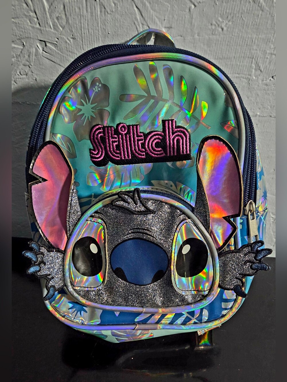 Disney Stitch Iridescent Mini Backpack